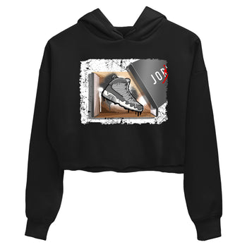 AJ 9 Cool Grey shirts to match jordans New Kicks best t shirts to wear with jordans Air Jordan 9 Retro Cool Grey match shoes to clothes SNRT Sneaker Tees unisex cotton Black 2 crop tee