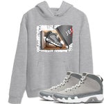 AJ 9 Cool Grey shirts to match jordans New Kicks best t shirts to wear with jordans Air Jordan 9 Retro Cool Grey match shoes to clothes SNRT Sneaker Tees unisex cotton Heather Grey 1 shirts