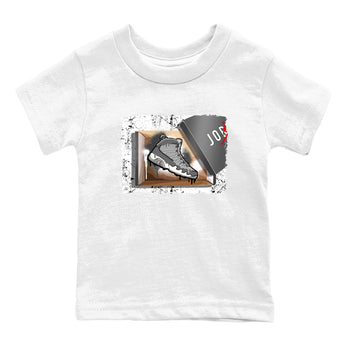 AJ 9 Cool Grey shirts to match jordans New Kicks best t shirts to wear with jordans Air Jordan 9 Retro Cool Grey match shoes to clothes SNRT Sneaker Tees Youth Baby White 2 tee