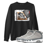 AJ 9 Cool Grey shirts to match jordans New Kicks best t shirts to wear with jordans Air Jordan 9 Retro Cool Grey match shoes to clothes SNRT Sneaker Tees unisex cotton Black 1 shirts