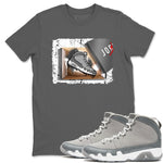 AJ 9 Cool Grey shirts to match jordans New Kicks best t shirts to wear with jordans Air Jordan 9 Retro Cool Grey match shoes to clothes SNRT Sneaker Tees unisex cotton Cool Grey 1 shirts