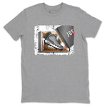 AJ 9 Cool Grey shirts to match jordans New Kicks best t shirts to wear with jordans Air Jordan 9 Retro Cool Grey match shoes to clothes SNRT Sneaker Tees unisex cotton Heather Grey 2 shirts