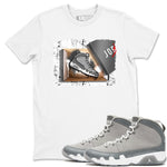 AJ 9 Cool Grey shirts to match jordans New Kicks best t shirts to wear with jordans Air Jordan 9 Retro Cool Grey match shoes to clothes SNRT Sneaker Tees unisex cotton White 1 shirts