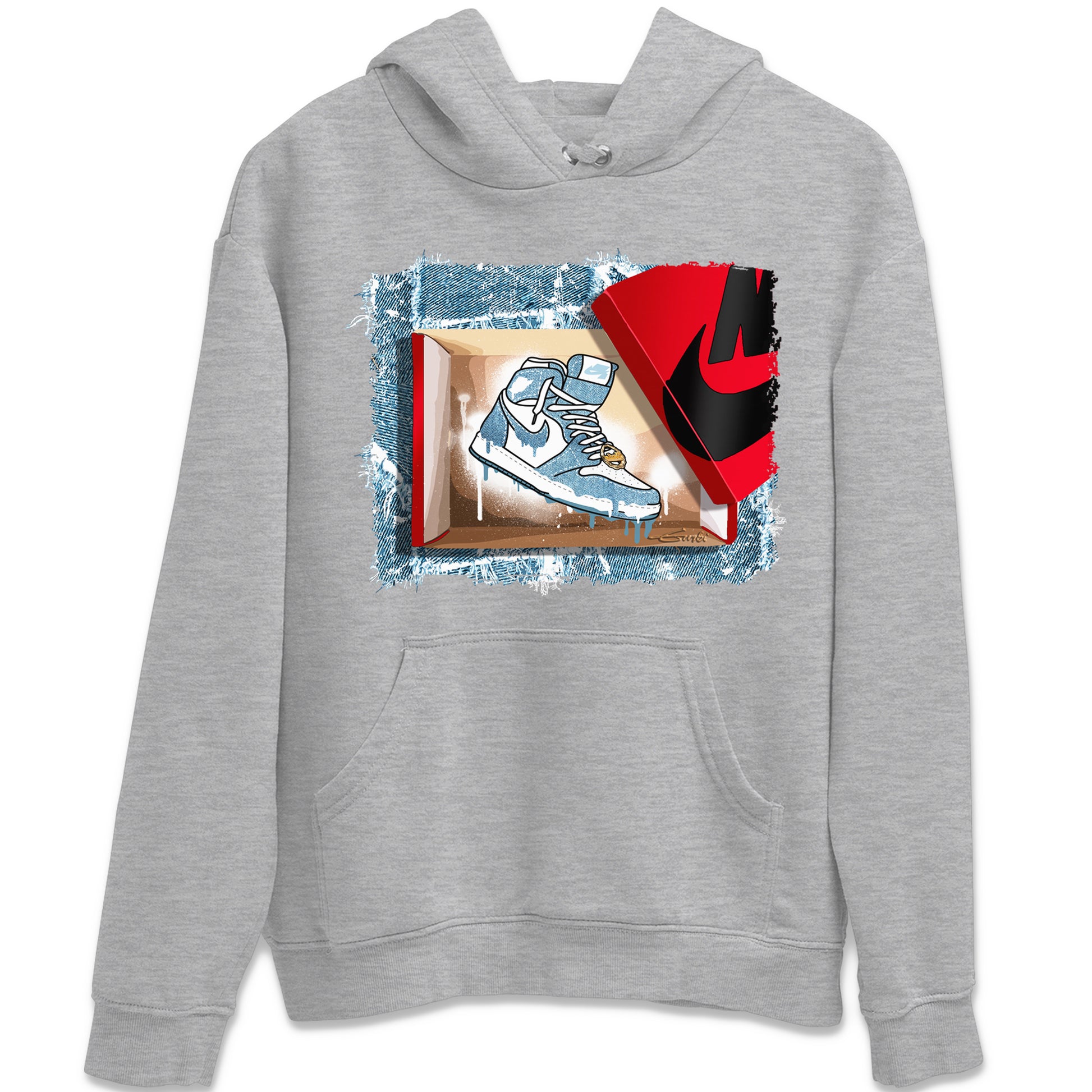 New Kicks Unisex Tops - Air Jordan 1 Denim - SNRT Sneaker T-shirts