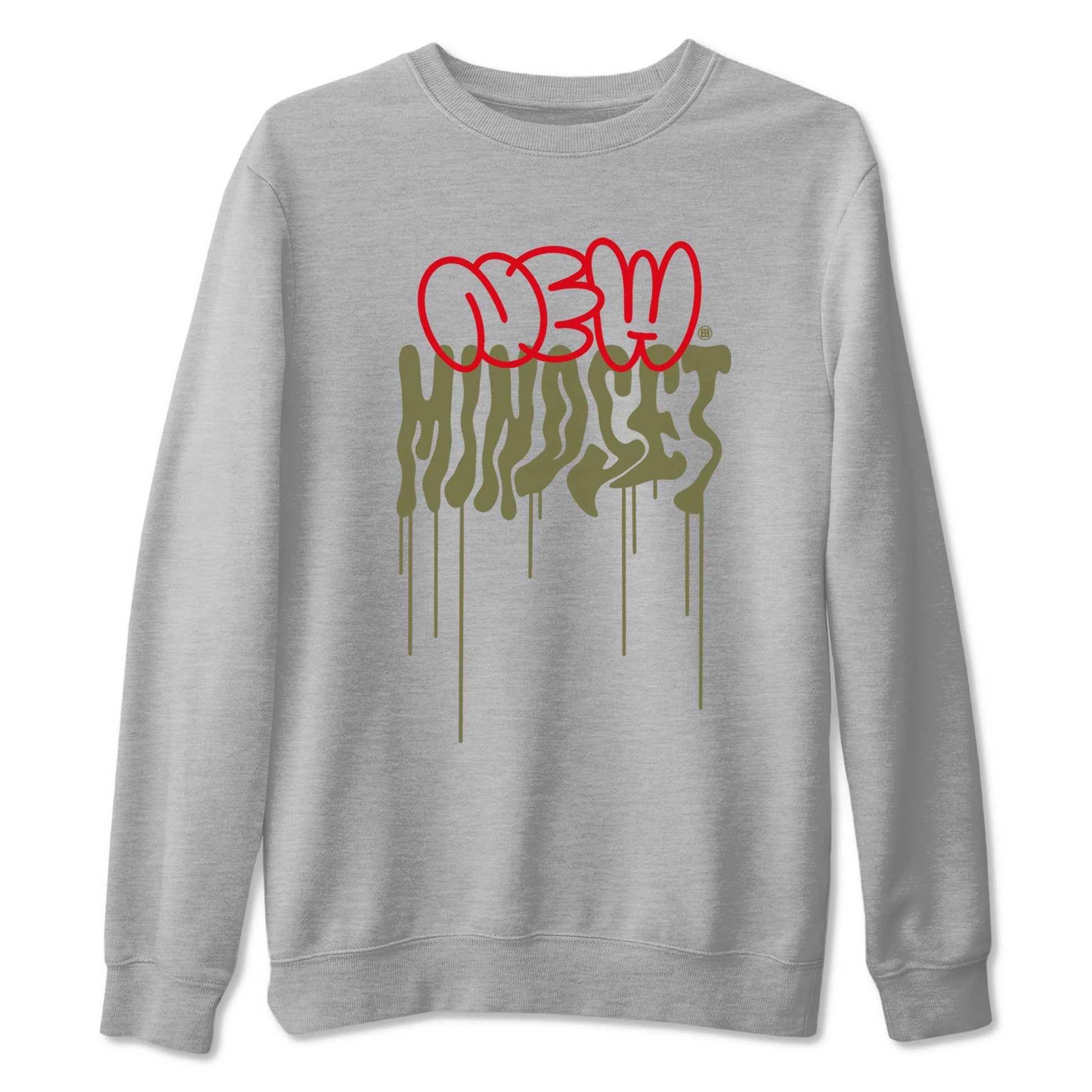 Air Jordan 1 Low Travis Scott Medium Olive shirts to match jordans New Mindset sneaker match tees Air Jordan 1 Travis Scott Medium Olive Sneaker Shirts SNRT Sneaker Tees streetwear brand Heather Grey 2 unisex cotton tee
