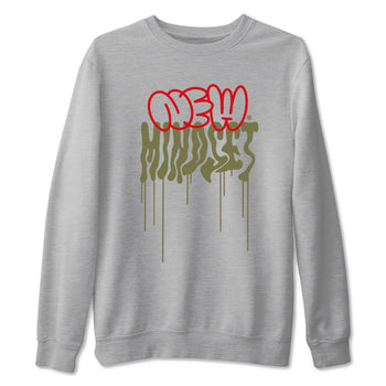 Air Jordan 1 Low Travis Scott Medium Olive shirts to match jordans New Mindset sneaker match tees Air Jordan 1 Travis Scott Medium Olive Sneaker Shirts SNRT Sneaker Tees streetwear brand Heather Grey 2 unisex cotton tee