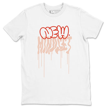Air Jordan 13 Dune Red shirts to match jordans New Mindset sneaker match tees AJ13 Dune Red Sneaker Shirts SNRT Sneaker Tees streetwear brand White 2 unisex cotton tee