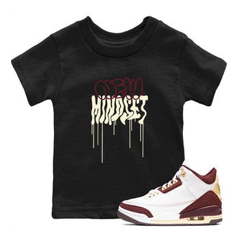 Air Jordan 3 A Ma Maniere x Burgundy Crush shirts to match jordans New Mindset sneaker match tees Jordan 3 A Ma Maniere x Burgundy Crush Sneaker Shirts SNRT Sneaker Tees streetwear brand Baby and Youth Black 1 cotton tee