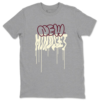 Air Jordan 3 A Ma Maniere x Burgundy Crush shirts to match jordans New Mindset sneaker match tees Jordan 3 A Ma Maniere x Burgundy Crush Sneaker Shirts SNRT Sneaker Tees streetwear brand Heather Grey 2 unisex cotton tee