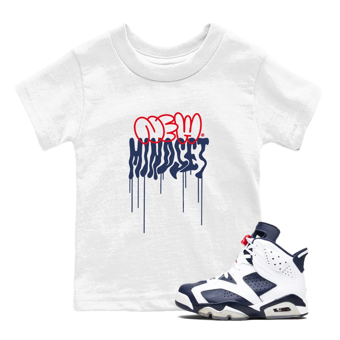 6s Olympic shirts to match jordans New Mindset sneaker match tees Air Jordan 6 Olympic Sneaker Shirts SNRT Sneaker Tees streetwear brand Baby and Youth White 1 cotton tee