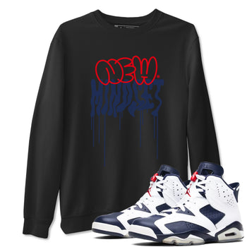 6s Olympic shirts to match jordans New Mindset sneaker match tees Air Jordan 6 Olympic Sneaker Shirts SNRT Sneaker Tees streetwear brand Black 1 unisex cotton tee