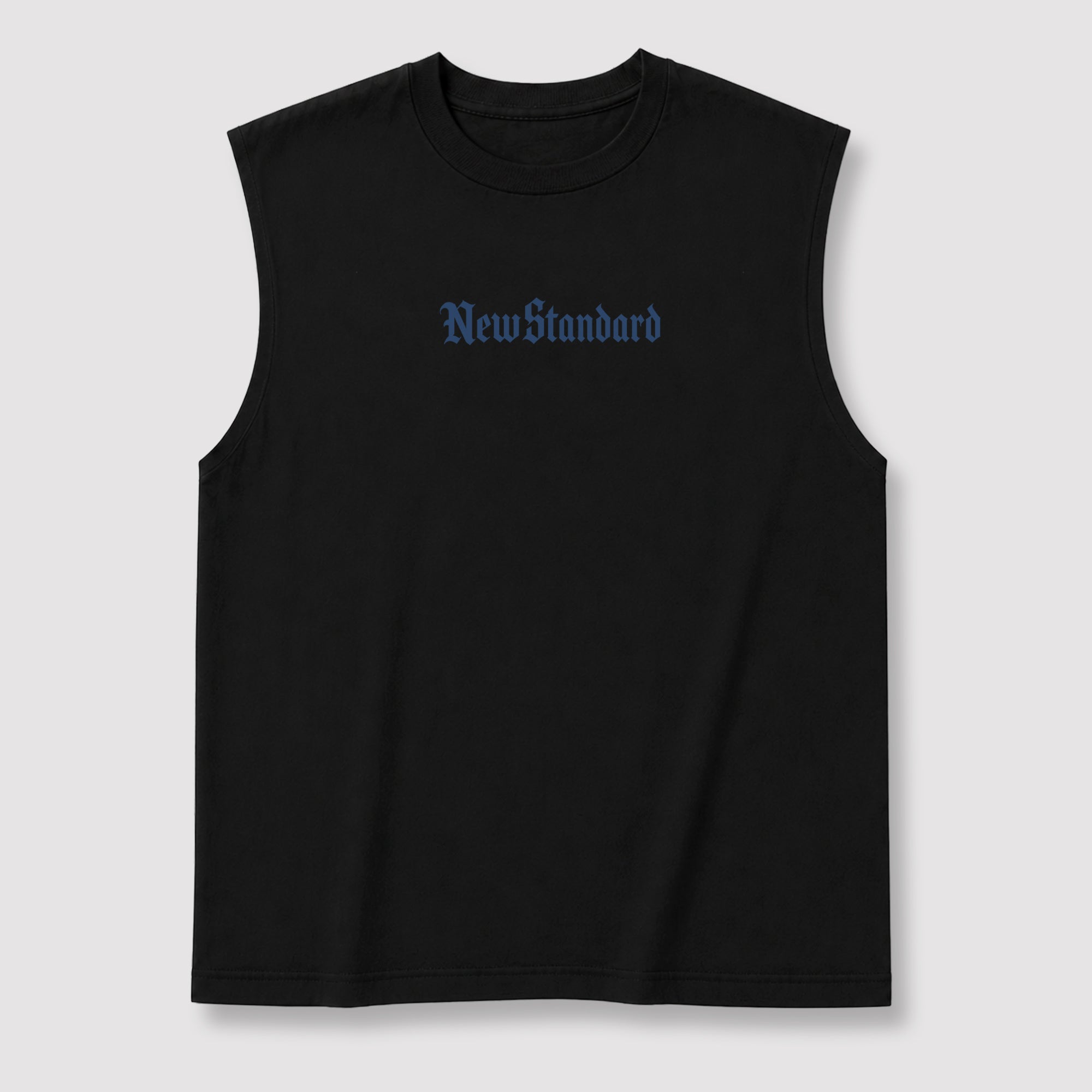 New Standard men's graphic muscle t-shirt designed to match the Air Jordan 13 Flint, featuring coordinated Black 1 graphics for the perfect streetwear look.