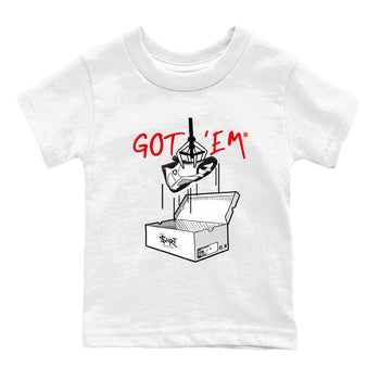 Air Jordan 14 Black Toe t shirts to match sneakers New Treasure Hunter sneaker match tees 14s Black Toe sneaker match tee SNRT Sneaker Tees Youth Baby White 2 tee