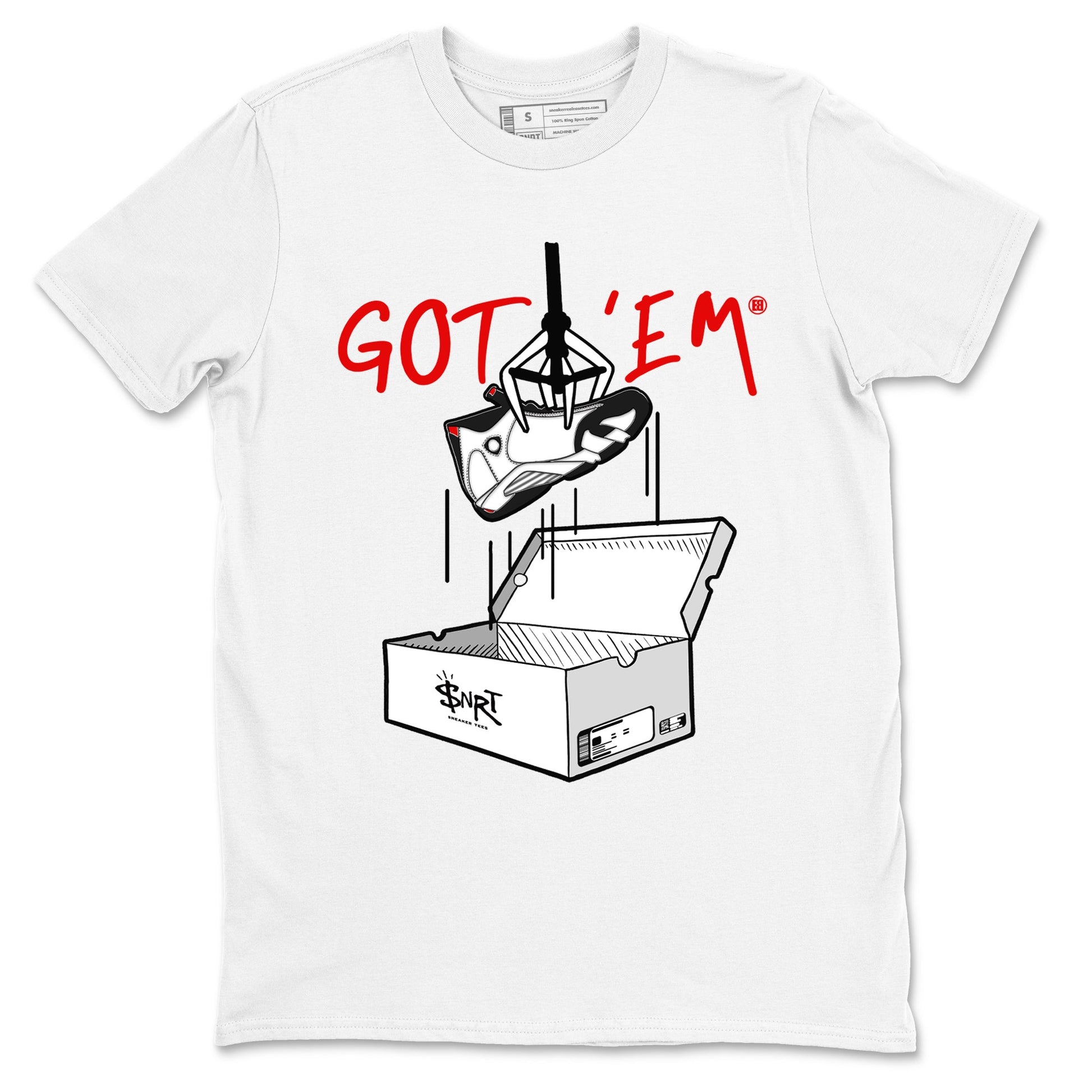 Air Jordan 14 Black Toe t shirts to match sneakers New Treasure Hunter sneaker match tees 14s Black Toe sneaker match tee SNRT Sneaker Tees unisex cotton White 2 shirts