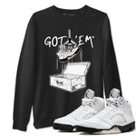 5s White Black shirts to match jordans New Treasure Hunter sneaker match tees Air Jordan 5 Retro White Black match shoes to clothes SNRT Sneaker Tees unisex cotton Black 1 shirts