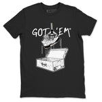 5s White Black shirts to match jordans New Treasure Hunter sneaker match tees Air Jordan 5 Retro White Black match shoes to clothes SNRT Sneaker Tees unisex cotton Black 2 shirts