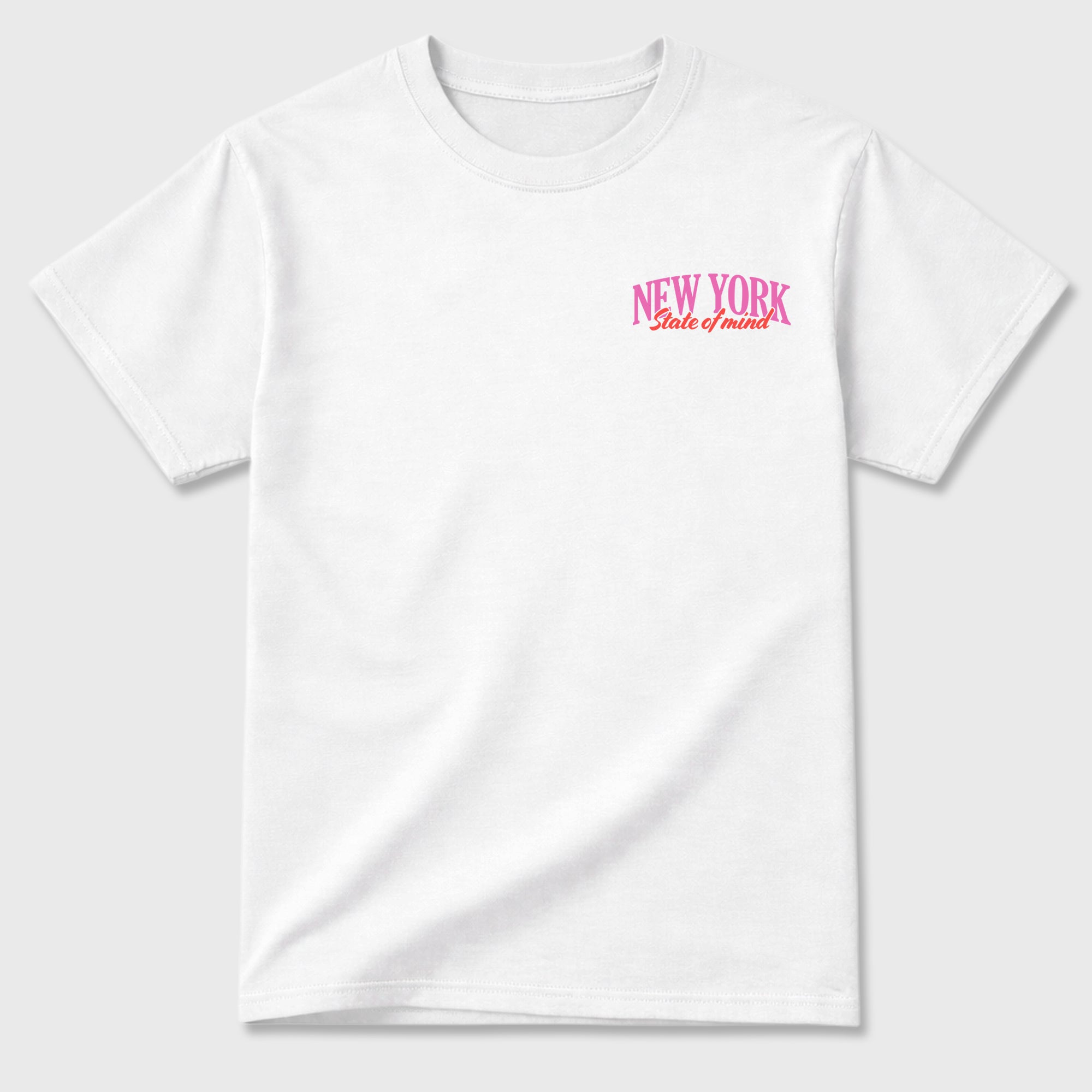 New York State of Mind Graphic T-Shirt featuring original streetwear artwork designed to match the . White Graphic T-Shirt.
