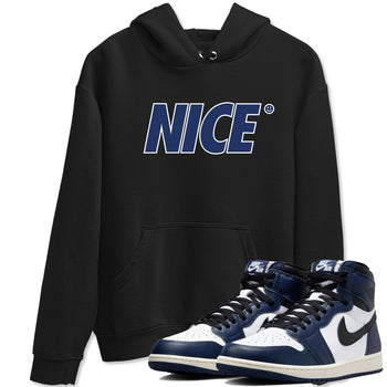1s Midnight Navy shirts to match jordans Nice Smile sneaker match tees Air Jordan 1 Midnight Navy match shoes to clothes SNRT Sneaker Tees unisex cotton Black 1 shirts