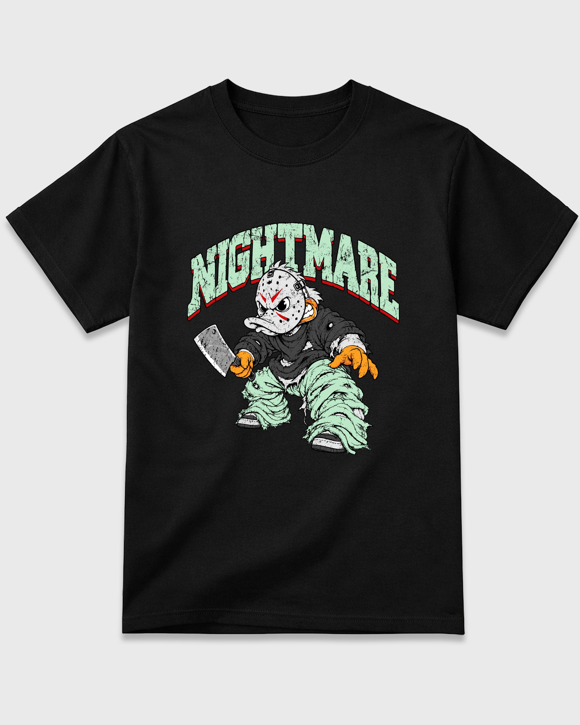 Nightmare Graphic T-Shirt featuring original streetwear artwork designed to match the Air Jordan 5 Halloween. Black 2 Graphic T-Shirt.