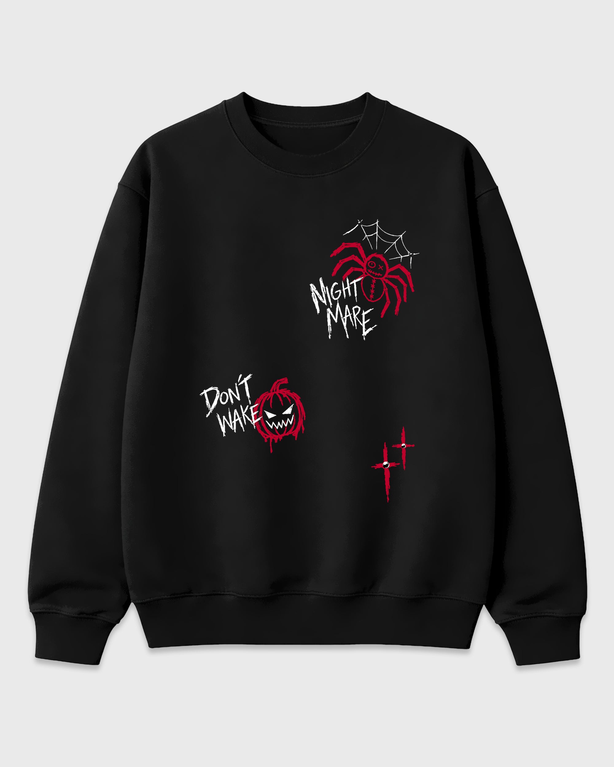 Nightmare Doodles Graphic T-Shirt featuring original streetwear artwork designed to match the Air Force 1 Nightmare. Black 2 Graphic Tee.