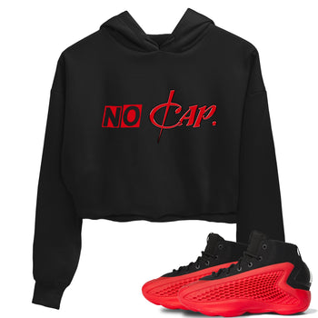 AE1 Bred shirts to match jordans No Cap sneaker match tees AE1 Bred match shoes to clothes SNRT Sneaker Tees unisex cotton Black 1 crop tee