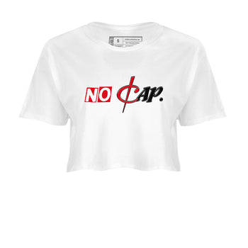 AE1 Bred shirts to match jordans No Cap sneaker match tees AE1 Bred match shoes to clothes SNRT Sneaker Tees unisex cotton White 2 crop tee