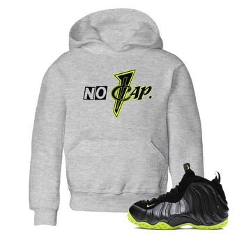 Foams One Black Volt shirts to match jordans No Cap sneaker match tees Air Foamposite One Black and Volt match shoes to clothes SNRT Sneaker Tees Youth Baby Heather Grey 1 tee