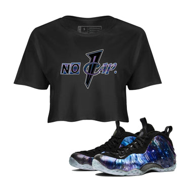 Air Foamposite One Galaxy shirts to match jordans No Cap sneaker match tees Air Foamposite One Galaxy SNRT Sneaker Release Tees unisex cotton Black 1 Crop Shirts