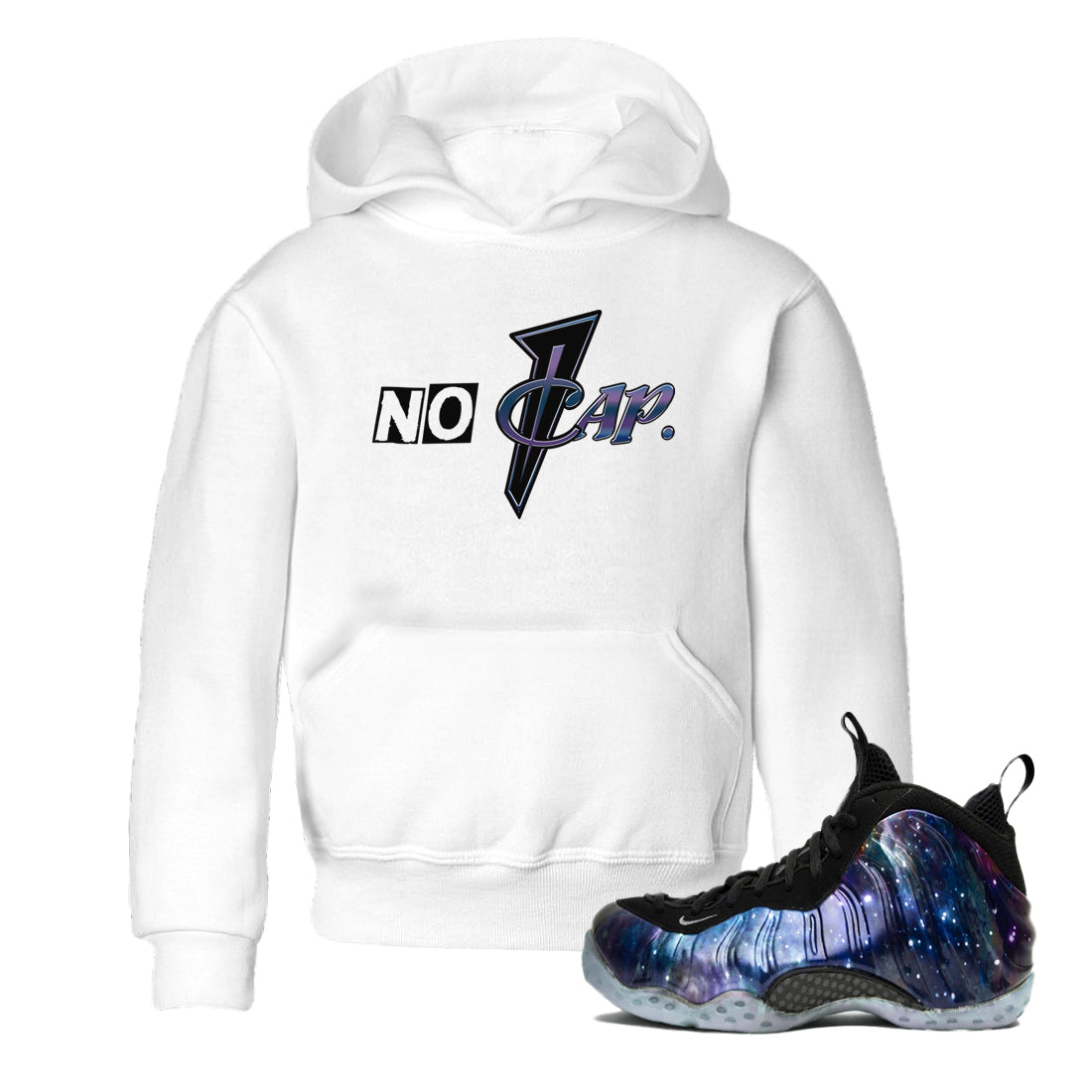 Air Foamposite One Galaxy shirts to match jordans No Cap sneaker match tees Air Foamposite One Galaxy SNRT Sneaker Release Tees Youth Baby White 1 crew neck shirts