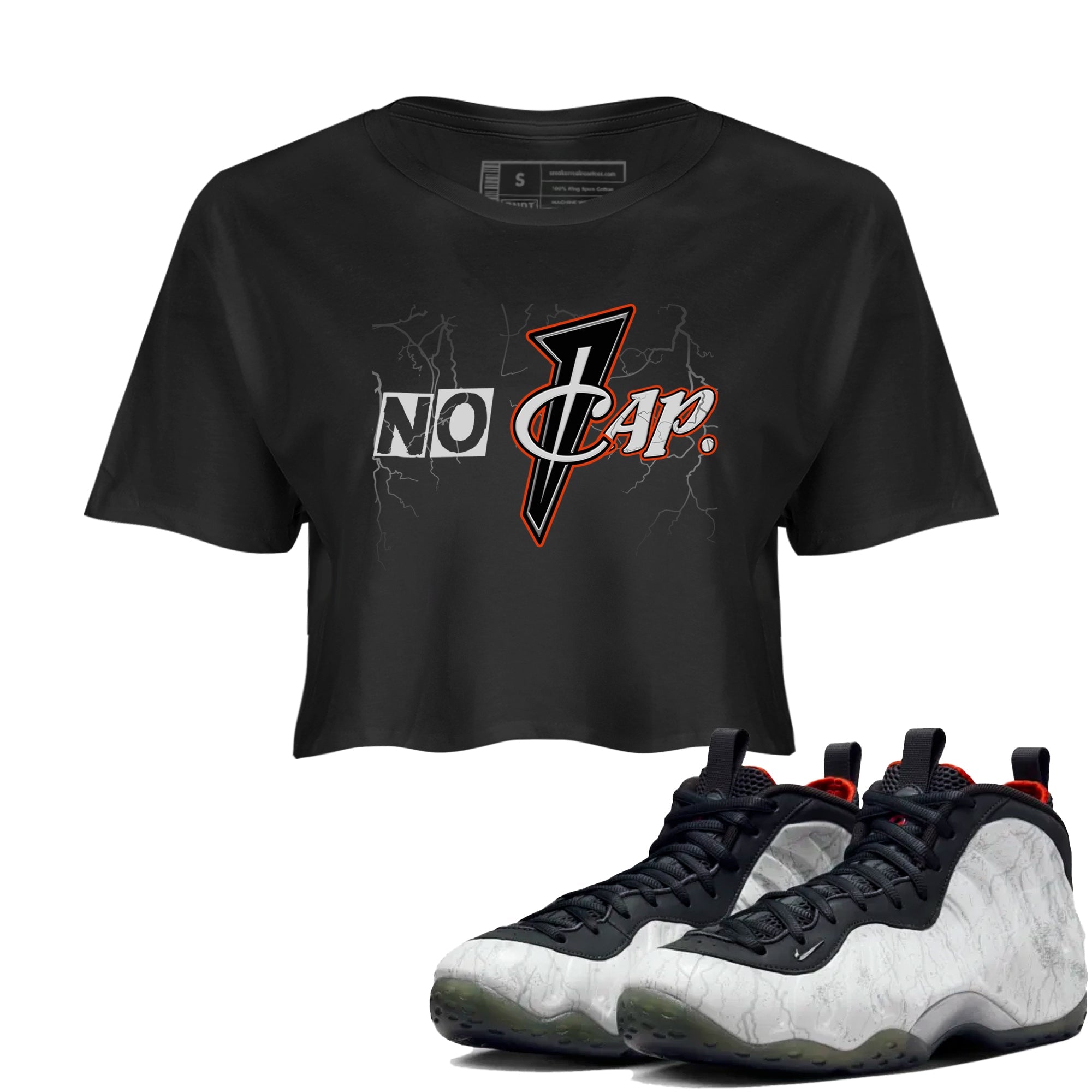 Foams One Jin shirts to match jordans No Cap sneaker match tees Air Foamposite One Jin match shoes to clothes SNRT Sneaker Tees unisex cotton Black 1 crop tee
