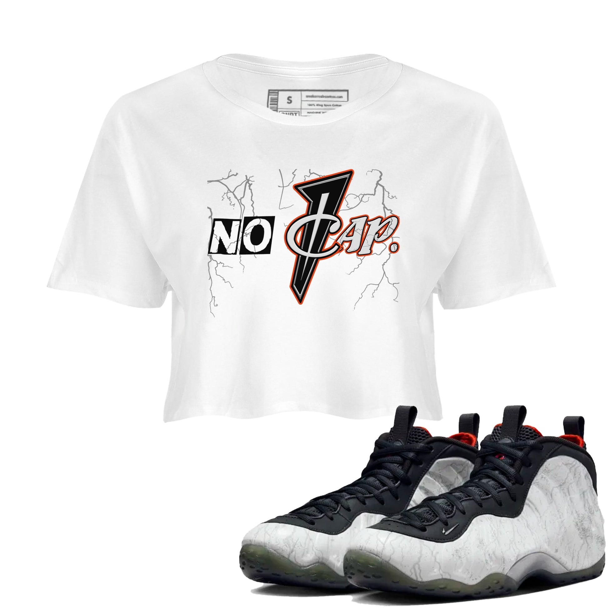 Foams One Jin shirts to match jordans No Cap sneaker match tees Air Foamposite One Jin match shoes to clothes SNRT Sneaker Tees unisex cotton White 1 crop tee