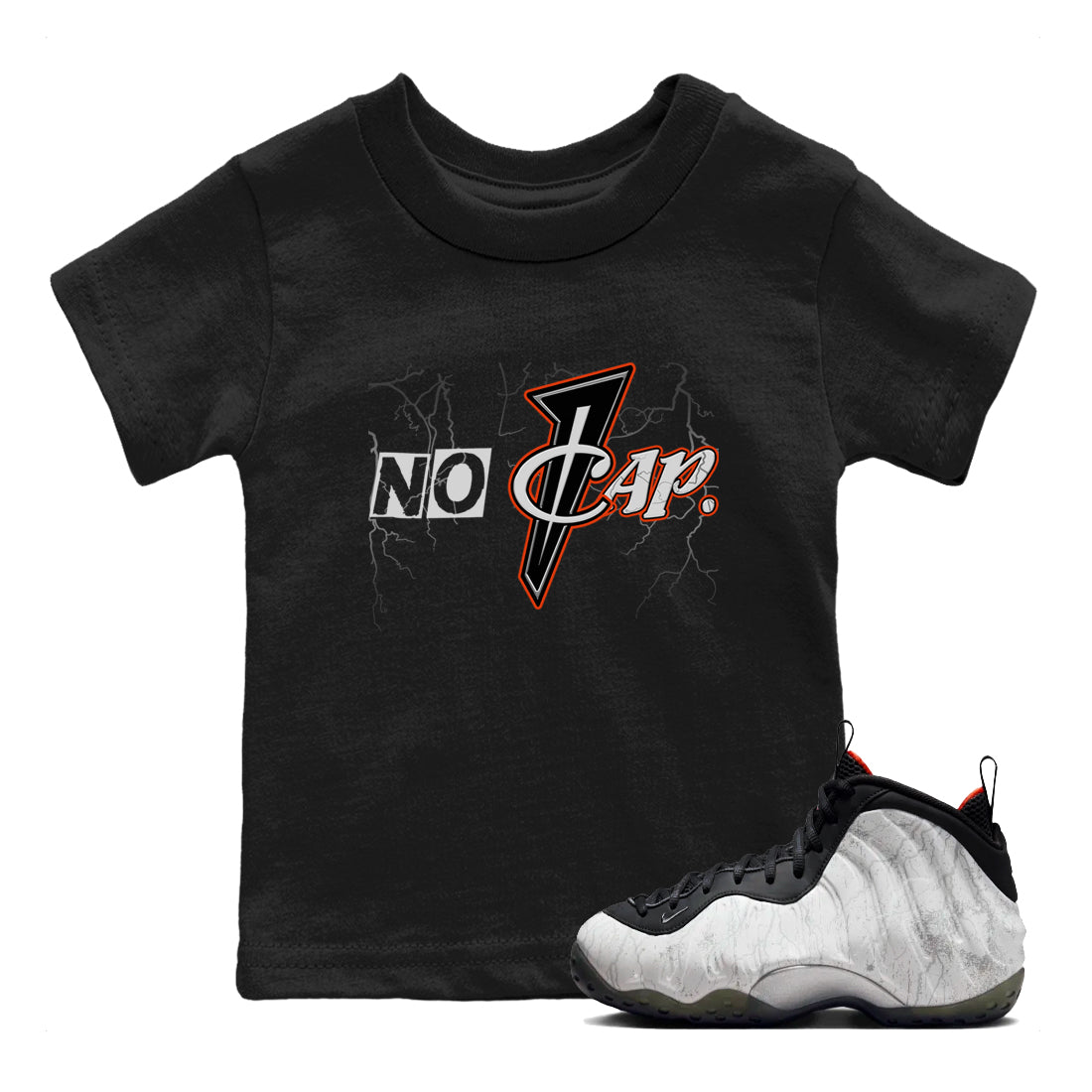 Foams One Jin shirts to match jordans No Cap sneaker match tees Air Foamposite One Jin match shoes to clothes SNRT Sneaker Tees Youth Baby Black 1 tee