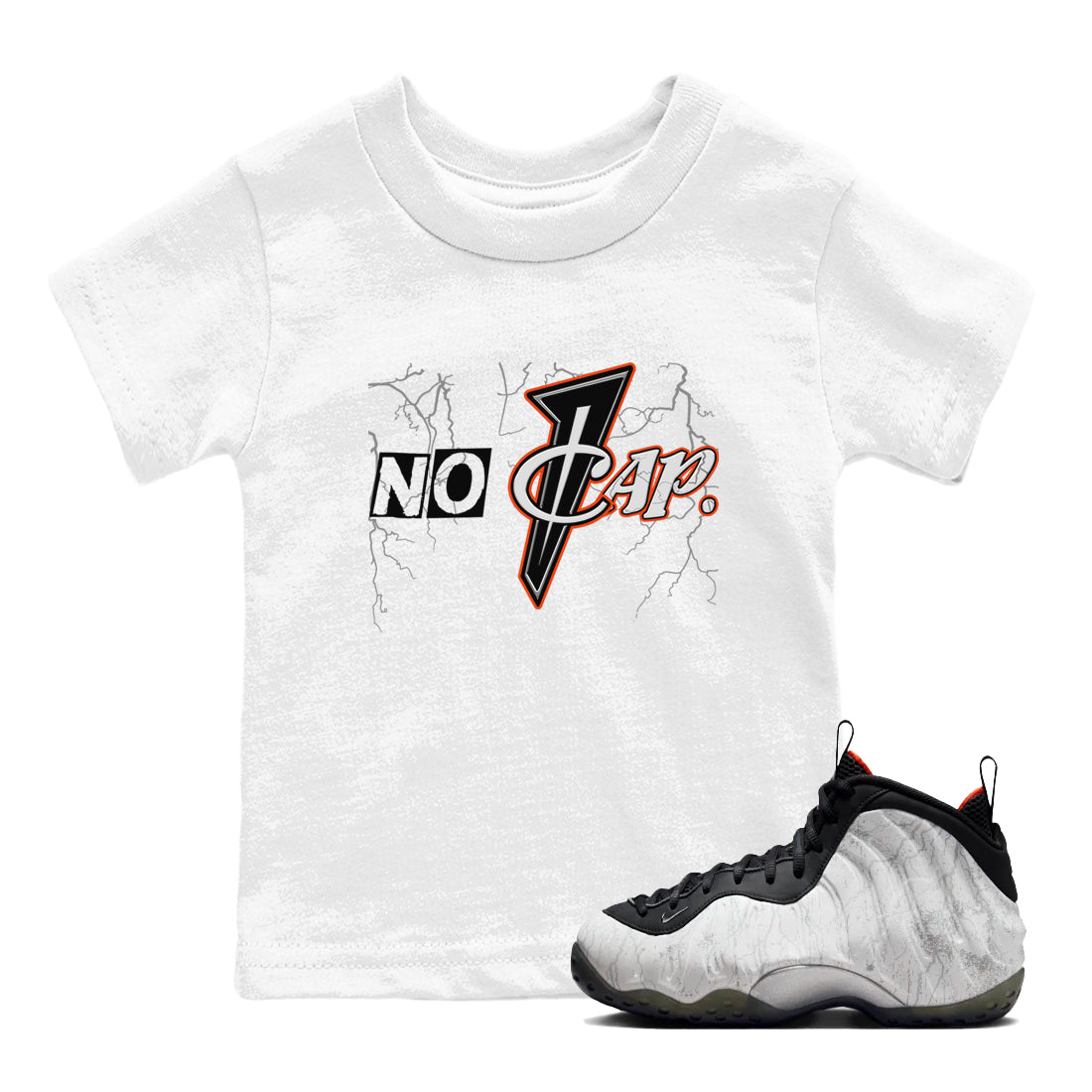 Foams One Jin shirts to match jordans No Cap sneaker match tees Air Foamposite One Jin match shoes to clothes SNRT Sneaker Tees Youth Baby White 1 tee