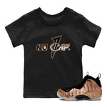 Air Foamposite One Metallic Copper shirts to match jordans No Cap sneaker match tees Air Foamposite One Metallic Copper SNRT Sneaker Release Tees Youth Baby Black 1 crew neck shirts