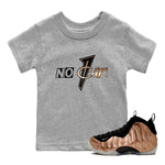 Air Foamposite One Metallic Copper shirts to match jordans No Cap sneaker match tees Air Foamposite One Metallic Copper SNRT Sneaker Release Tees Youth Baby Heather Grey 1 crew neck shirts