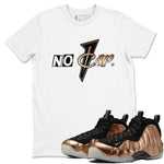 Air Foamposite One Metallic Copper shirts to match jordans No Cap sneaker match tees Air Foamposite One Metallic Copper SNRT Sneaker Release Tees unisex cotton White 1 crew neck shirts