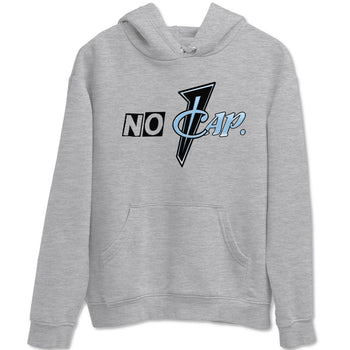 No Cap sneaker match t-shirt styled to complete your fit with the Air Foamposite One Psychic Blue sneakers, shown in Heather Grey 2.