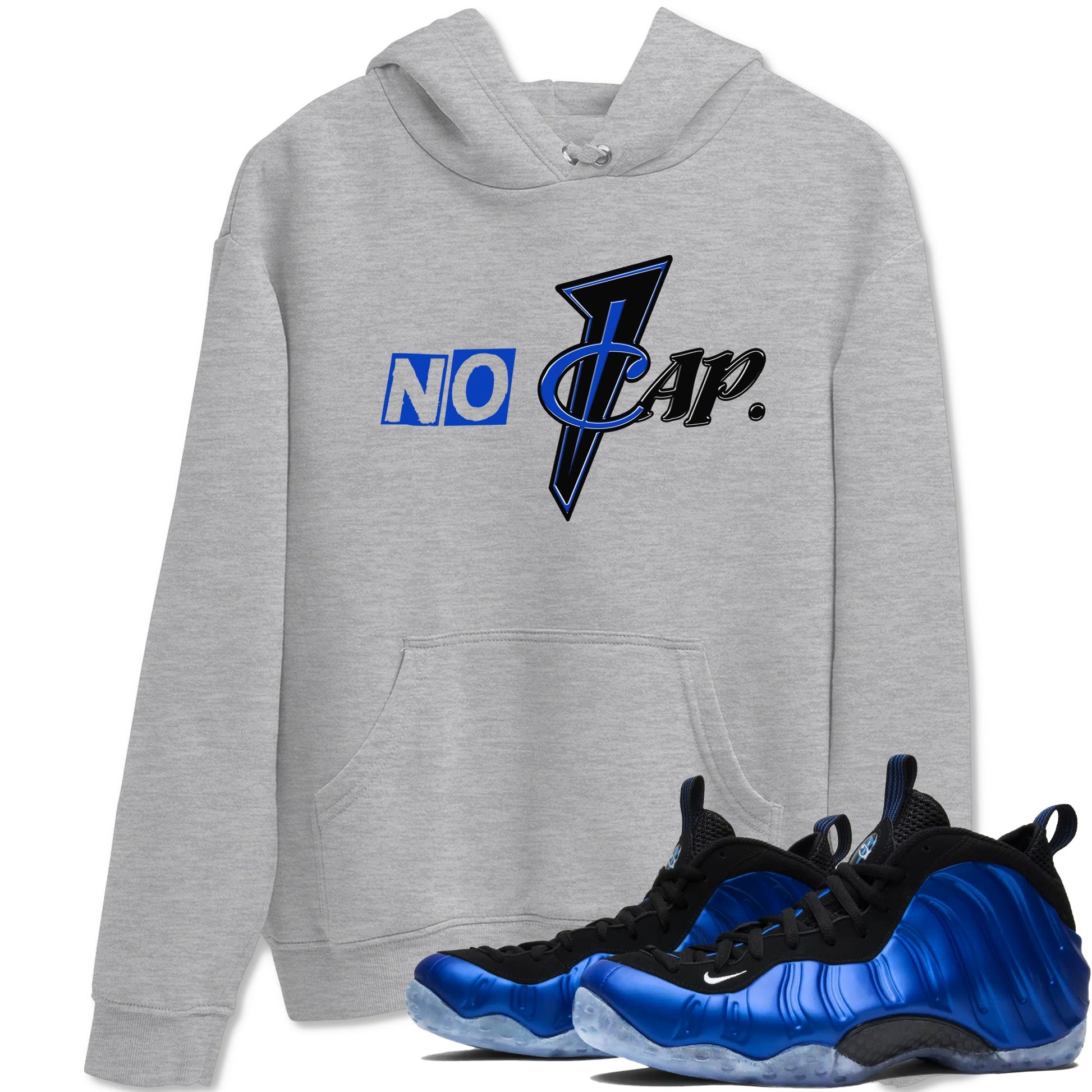 Air Foamposite One Royal shirts to match jordans No Cap sneaker match tees Air Foamposite One Royal SNRT Sneaker Release Tees unisex cotton Heather Grey 1 crew neck shirts