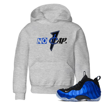 Air Foamposite One Royal shirts to match jordans No Cap sneaker match tees Air Foamposite One Royal SNRT Sneaker Release Tees Youth Baby Heather Grey 1 crew neck shirts