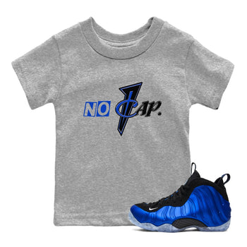 Air Foamposite One Royal shirts to match jordans No Cap sneaker match tees Air Foamposite One Royal SNRT Sneaker Release Tees Youth Baby Heather Grey 1 crew neck shirts