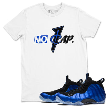 Air Foamposite One Royal shirts to match jordans No Cap sneaker match tees Air Foamposite One Royal SNRT Sneaker Release Tees unisex cotton White 1 crew neck shirts