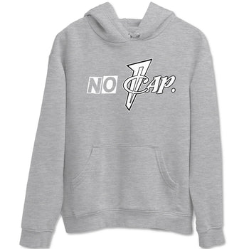 No Cap sneaker match t-shirt styled to complete your fit with the Air Foamposite One Triple White sneakers, shown in Heather Grey 2.