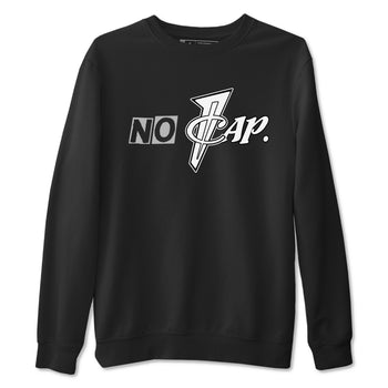 No Cap sneaker match t-shirt styled to complete your fit with the Air Foamposite One Triple White sneakers, shown in Black 2.