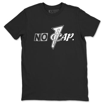 No Cap sneaker match t-shirt styled to complete your fit with the Air Foamposite One Triple White sneakers, shown in Black 2.