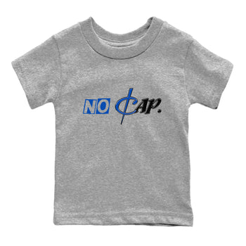 1s Game Royal shirts to match jordans No Cap sneaker match tees Air Jordan 1 Retro Low OG Game Royal match shoes to clothes SNRT Sneaker Tees Youth Baby Heather Grey 2 tee
