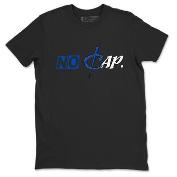 1s Game Royal shirts to match jordans No Cap sneaker match tees Air Jordan 1 Retro Low OG Game Royal match shoes to clothes SNRT Sneaker Tees unisex cotton Black 2 shirts
