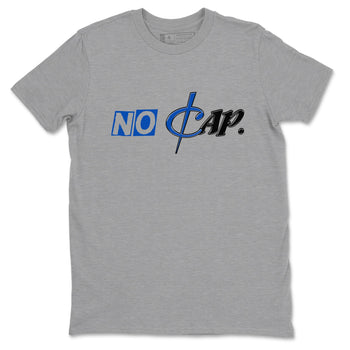 1s Game Royal shirts to match jordans No Cap sneaker match tees Air Jordan 1 Retro Low OG Game Royal match shoes to clothes SNRT Sneaker Tees unisex cotton Heather Grey 2 shirts