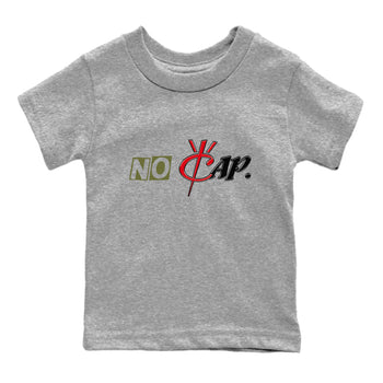 1s Travis Scott Medium Olive shirts to match jordans No Cap sneaker match tees Air Jordan 1 Travis Scott Medium Olive match shoes to clothes SNRT Sneaker Tees Youth Baby Heather Grey 2 tee
