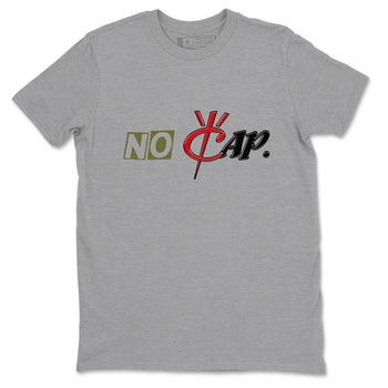 1s Travis Scott Medium Olive shirts to match jordans No Cap sneaker match tees Air Jordan 1 Travis Scott Medium Olive match shoes to clothes SNRT Sneaker Tees unisex cotton Heather Grey 2 shirts