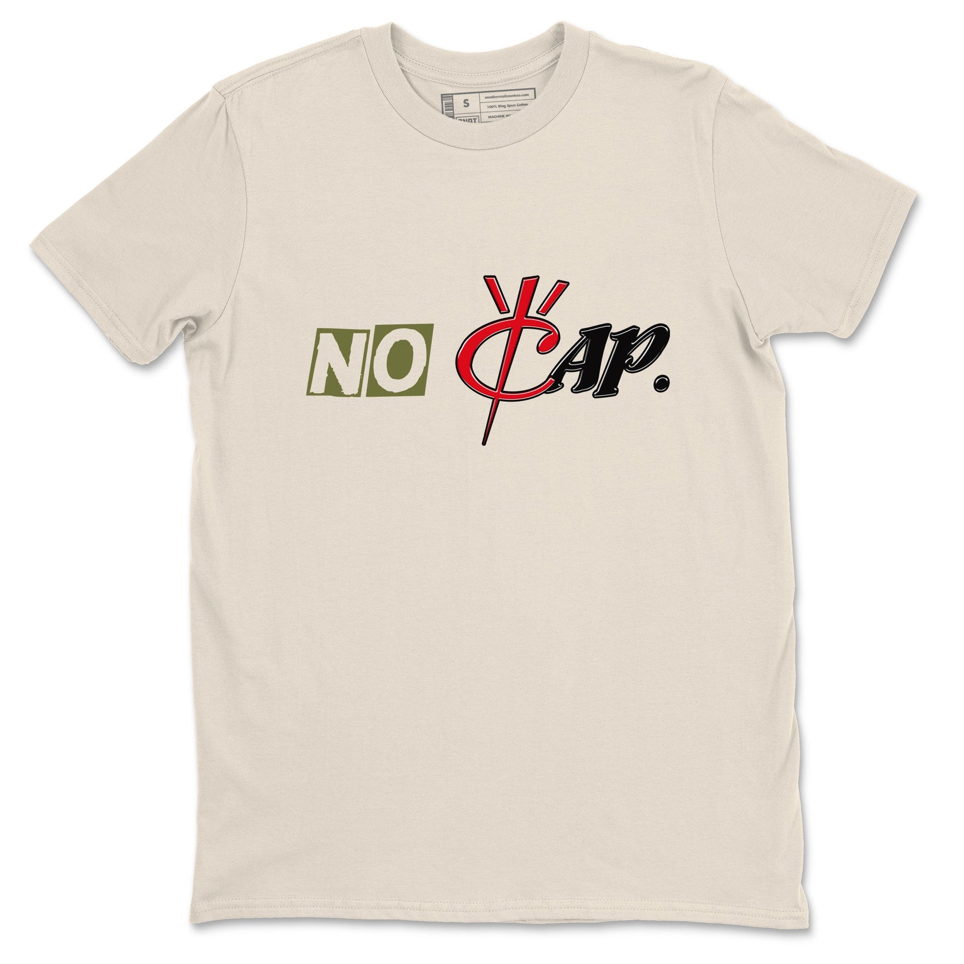 1s Travis Scott Medium Olive shirts to match jordans No Cap sneaker match tees Air Jordan 1 Travis Scott Medium Olive match shoes to clothes SNRT Sneaker Tees unisex cotton Natural 2 shirts